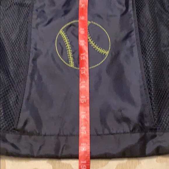 Thirty-one navy blue softball backpack cinch sack - Picture 8 of 9